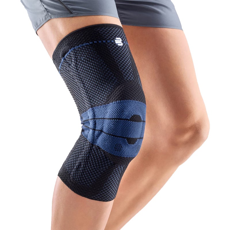 Bauerfeind GenuTrain Knee Support Brace New Version Targeted Support for Pain Relief Stabilization for Weak Swollen Injured Knees Arthritis Size 3C Comfort Color Black